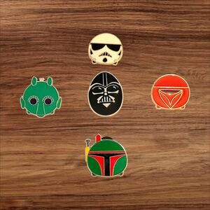 5 Star Wars Disney Parks Trading Pins, Plus 2 Bonus Pins